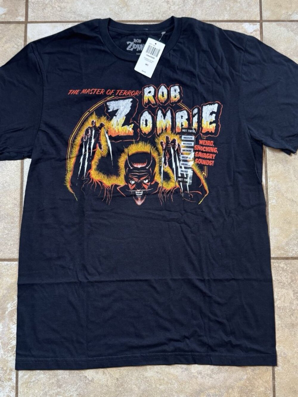 Rob Zombie Master Of Terror Terror Devil T-Shirt MEDIUM New